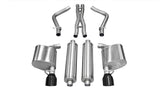 Corsa 2011-2014 Chrysler 300 R/T 5.7L V8 Black Xtreme Cat-Back Exhaust - 14537BLK