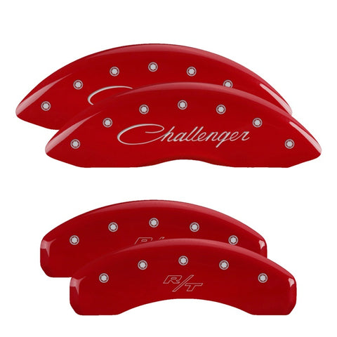 MGP Front set 2 Caliper Covers Engraved Front Oval logo/Ford Black finish silver ch - 10155FFRDBK