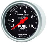 AutoMeter Gauge Fuel Pressure 2-1/16in. 1.0Kg/Cm2 Mechanical Sport-Comp - 3311-J