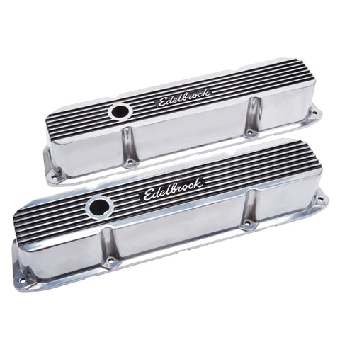 Edelbrock Valve Cover Elite II Chrysler 383-440 Big Block V8 Polished - 4276