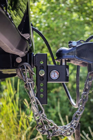 Weigh Safe Aero Hitch 4in Drop Hitch & 2in Shank (10K/12.5K GTWR) - Steel - AWS4-2