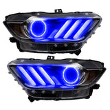 Oracle 15-17 Ford Mustang V6/GT/Shelby DRL Upgrade w/ Halo Kit - ColorSHIFT - 2267-330