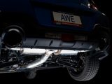 AWE Tuning Subaru BRZ/ Toyota GR86/ Toyota 86 Touring Edition Cat-Back Exhaust- Diamond Black Tips - 3015-33486