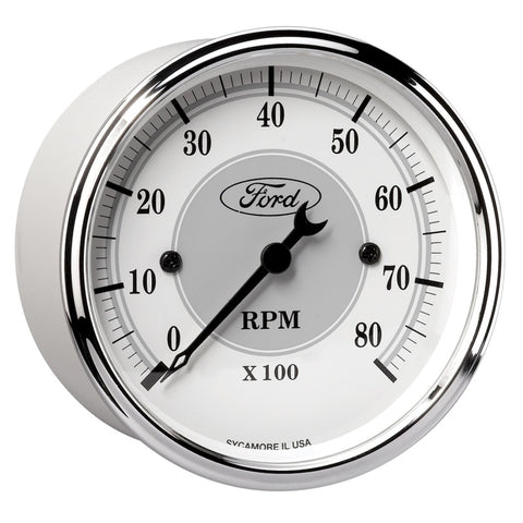 Autometer 3 1/8in In-Dash 8000 RPM Incandescent Flood Lit Tachometer - 880088