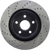 StopTech 08-09 Pontiac G8 Slotted & Drilled Front Left Rotor - 127.62114L