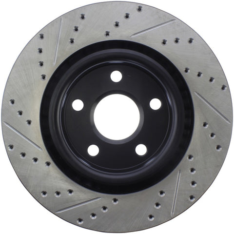 StopTech 08-09 Pontiac G8 Slotted & Drilled Front Left Rotor - 127.62114L