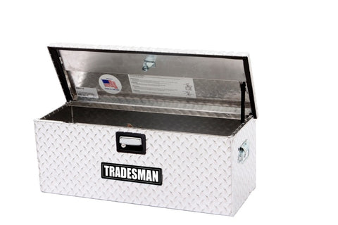 Tradesman Aluminum ATV Flush Mount Storage Box (32in.) - Brite - 288271A