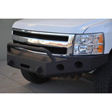 DV8 Offroad 07-13 Chevrolet Silverado 1500 Front Bumper - Black Powdercoat - FBCS1-01