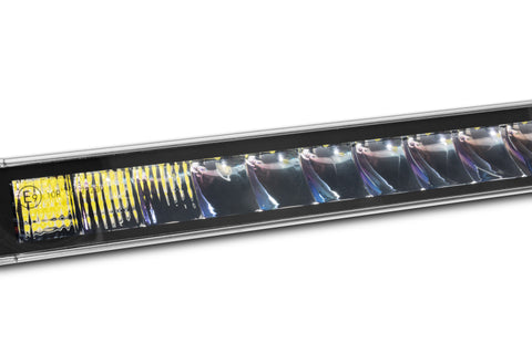 Go Rhino Xplor Blackout Series Sgl Row LED Light Bar (Side/Track Mount) 31.5in. - Blk - 751653201CSS