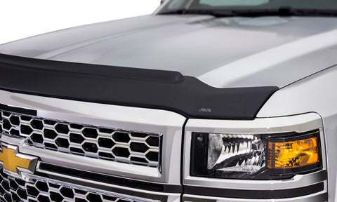 AVS 11-14 GMC Sierra 2500 Aeroskin II Textured Low Profile Hood Shield - Black - 436029