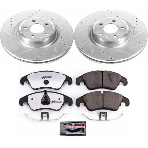 Power Stop 14-18 Audi A6 Front Z26 Street Warrior Brake Kit - K6140-26
