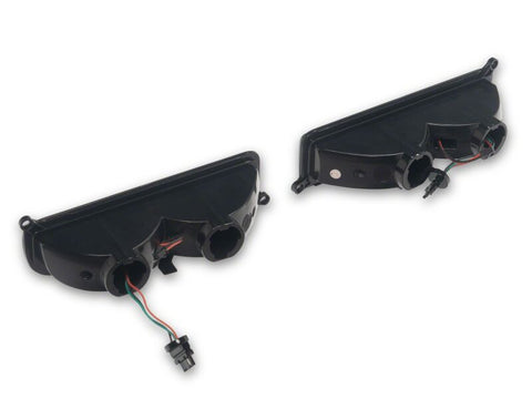 Raxiom 97-01 Jeep Cherokee XJ LED Front Corner Lights- Black Housing- Smoked Lens - XJ24497