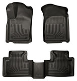 Husky Liners 11-13 Dodge Durango / 11-13 Jeep Grand Cherokee WeatherBeater Combo Black Floor Liners - 99051