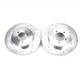 Power Stop 03-05 Lincoln Aviator Rear Evolution Drilled & Slotted Rotors - Pair - AR8593XPR