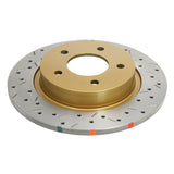 DBA 04-05 Mazda 3 2.3L / 06+ MazdaSpeed3 Rear Drilled & Slotted 4000 Series Rotor - 42957XS