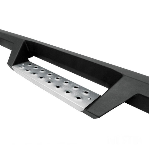 Westin 07-18 Jeep Wrangler JKU 4dr. HDX Stainless Drop Nerf Step Bars - Tex. Blk - 56-132952