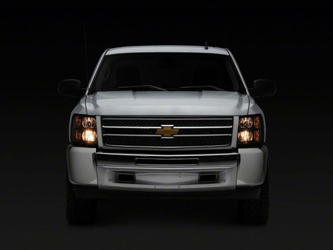 Raxiom 07-13 Chevrolet Silverado 1500 Euro Headlights- Blk Housing (Clear Lens) - S112706