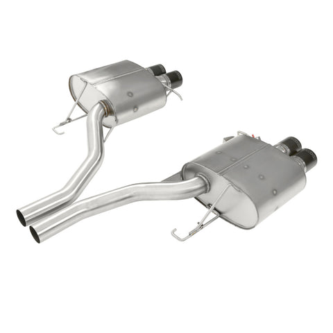 Dinan 11-16 BMW 550i (F10) Free Flow Axleback Exhaust System - Black Tips - D660-0036-BLK