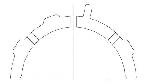 ACL Ford Prod. V8 4.6L/5.4L Race Series Standard Size Main Bearing Set - 5M7296HX-STD