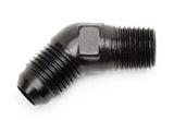 Russell Performance -8 AN to 3/8in NPT 45 Degree Flare to Pipe Adapter - 660963