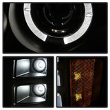 Spyder GMC Sierra 1500/GMC Sierra Denali 08-13 Projector LED Halo- LED All Blk PRO-YD-GS07-HL-BKV2 - 5086020