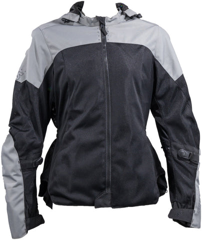 Speed and Strength Starstruck Mesh Jacket Grey/Black Womens - Small - 609919