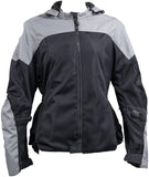 Speed and Strength Starstruck Mesh Jacket Grey/Black Womens - XS - 609918