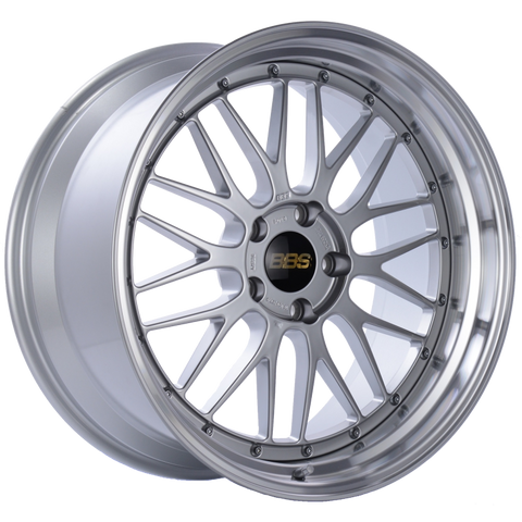 BBS LM 20x10 5x120 ET20 Diamond Silver Center Diamond Cut Lip Wheel -82mm PFS/Clip Required - LM226DSPK