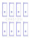 King Engine Bearings Honda D17A1/2 1.7L 16V (Size +0.75mm) Connecting Rod Bearing Set - CR4512SI0.75