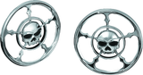 Kuryakyn Zombie Speaker Grills Chrome - 3787