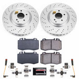 Power Stop 02-04 Mercedes-Benz C32 AMG Front Z23 Evolution Sport Coated Brake Kit - CRK6205