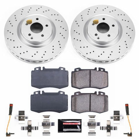 Power Stop 02-04 Mercedes-Benz C32 AMG Front Z23 Evolution Sport Coated Brake Kit - CRK6205