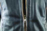 Kuryakyn Leather By River Road Dame Vintage Leather Jacket Black Womens - Small - 094388