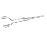 MagnaFlow Cat-Back SS 2.5in Dual Split Rear Exit (OEM Tips) 15-16 Dodge/Chrysler Charger/300 5.7L V8 - 19226
