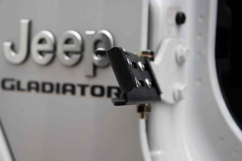 Fishbone Offroad 2007+ Jeep Wrangler/Gladiator Steel - Black Foot Peg Set - FB21268