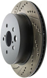StopTech Power Slot 06-11 Lexus GS Series / 06-12 IS350 Rear Right Drilled & Slotted Rotor - 127.44141R