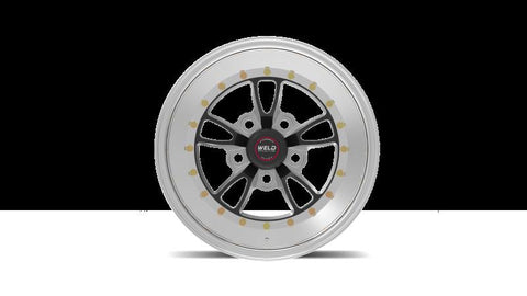 Weld Full Throttle 15x8 / 5x4.5 BP / 3.5in. BS Black Wheel - Polished Non Beadlock - 793B-58206