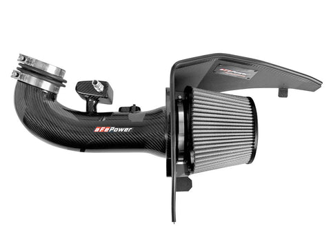 aFe Track Series Carbon Fiber Pro Dry S AIS - 16-19 Chevrolet Camaro SS V8-6.2L - 57-10005D