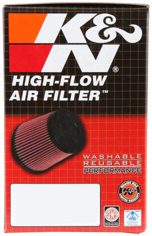 K&N Universal Rubber Filter 2.125in Flange ID 3.5in Base OD 3.5in Top OD 5in Height - RB-0510