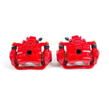 Power Stop 03-06 Subaru Baja Rear Red Calipers w/Brackets - Pair - S2582