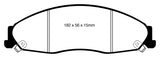 EBC 05-08 Pontiac Grand Prix 5.3 Redstuff Front Brake Pads - DP31841C