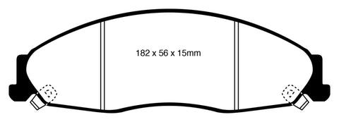EBC 05-08 Pontiac Grand Prix 5.3 Redstuff Front Brake Pads - DP31841C