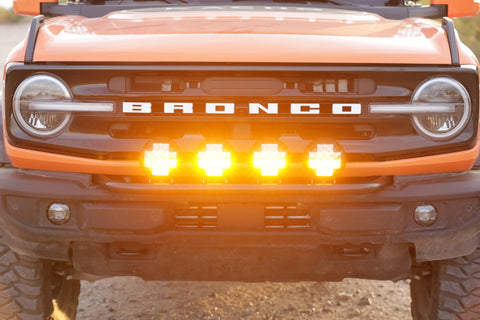 ARB Nacho 5.75in Offroad TM5 Amber White LED Light Set - TM522