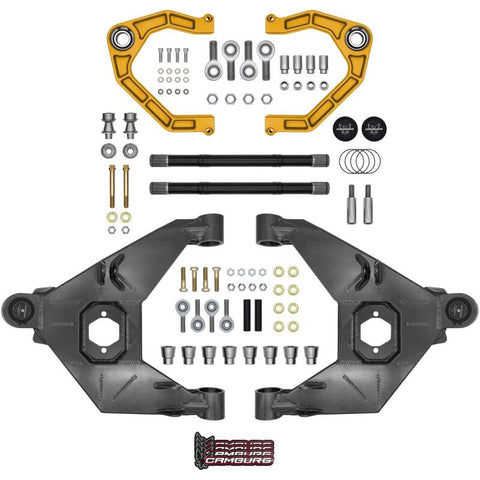 Camburg 21-25 Ford Bronco 21-25 Trail Series L/T Kit w/ Axles (BILLET UCA) (GOLD) - CAM-110243-K-GLD
