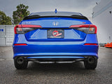 aFe 22-23 Honda Civic Si L4 1.5L (t) Takeda 2.5in to 3in 304 SS Cat-Back Exhaust w/Carbon Fiber Tips - 49-36630-C