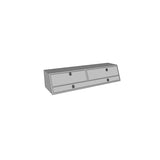 Westin/Brute Contractor TopSider 90in w/ Doors - Aluminum - 80-TBS200-90D