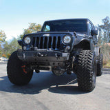 Westin/Snyper 07-17 Jeep Wrangler Tube Fenders - Front - Textured Black - 62-1005