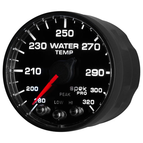 Autometer Spek-Pro - Nascar 2-1/16in Water Temp 180- 320F Bfb Ecu - P552328-N1