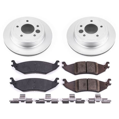 Power Stop 04-06 Ford E-150 Rear Z17 Evolution Geomet Coated Brake Kit - CRK4579