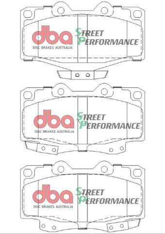 DBA 95-04 Toyota Tacoma (6 Lug) Front SP Performance Brake Pads - DB1149SP